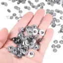 Premium Candle Wick Sustainers | 4mm Wick Tabs & Holders for DIY Candle Making | Durable Metal Base Candle Accessories & Supplies