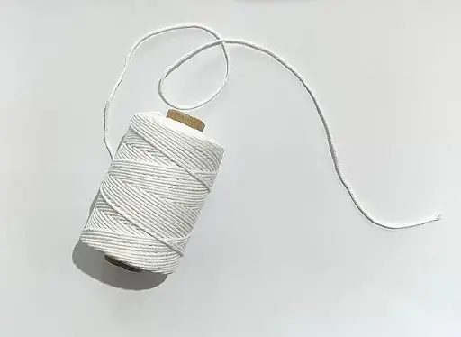 Suwidhaa Brand Candle Making Thread , Premium Candle Wick Cotton Thread , Candle Thread roll of 100 Gram Each , DIY Candle Making Thread , White Color , Candle Making Wick Thread , Candle thread for long Burn